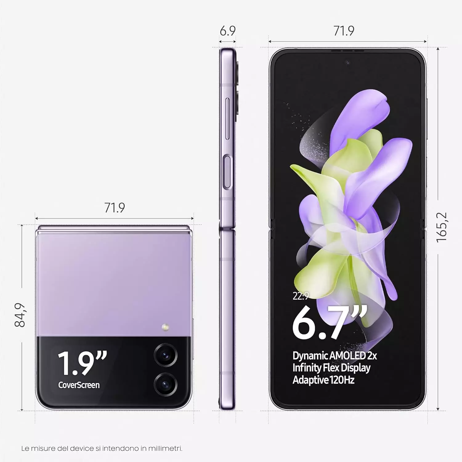 Flip 4 DualSIM 5G Smartphone — Ansicht 2