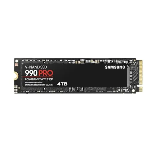 Samsung 990 PRO NVMe M.2 SSD, 4 TB, PCIe 4.0