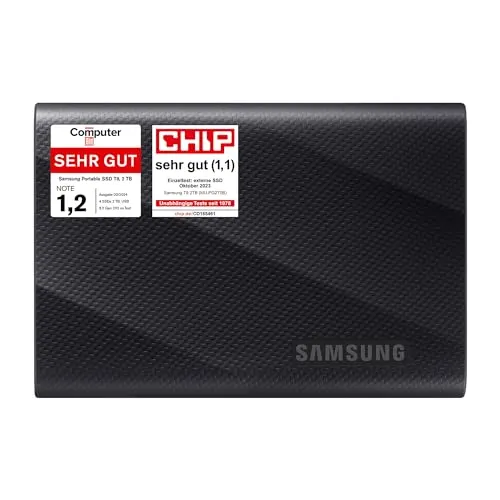 Samsung Portable SSD T9, 2 TB, 2.000 MB/s Lesen