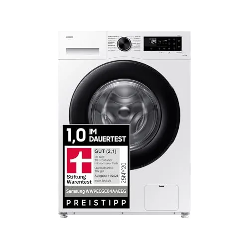 Samsung Waschmaschine, 9 kg, 1.400 U/min