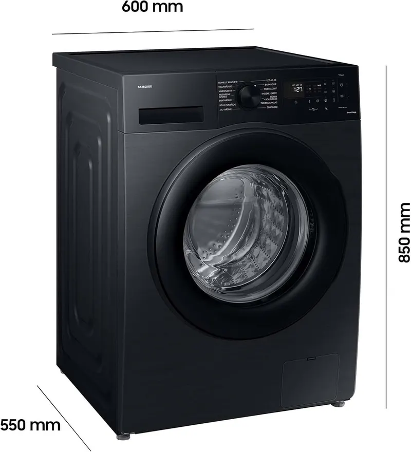 Samsung Waschmaschine 9kg mit Mikroplastik-Filter & Ecobubble - A