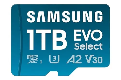 Samsung EVO Select (2024) microSD-Karte + SD-Adapter · 1 TB
