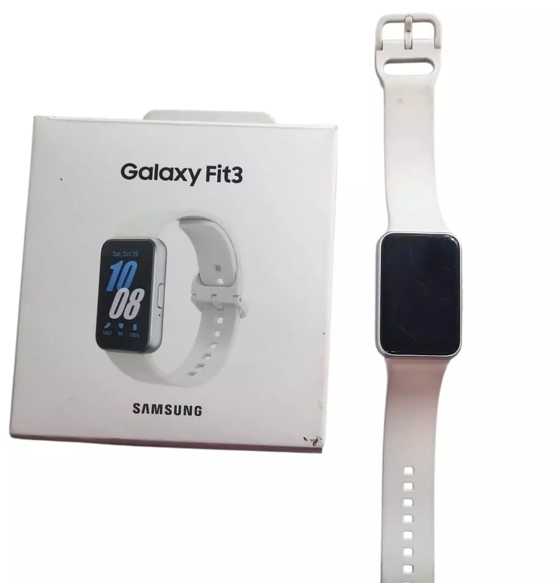 Samsung Galaxy Fit3 Silver — Ansicht 2