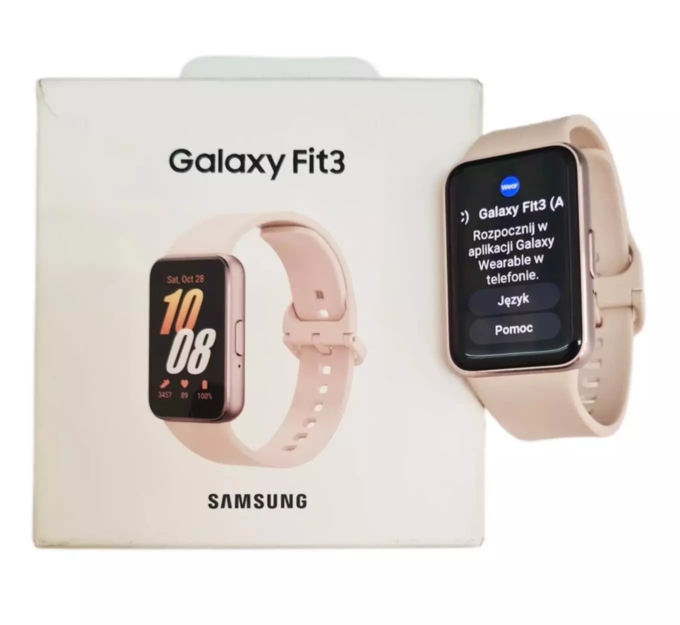 Samsung Galaxy Fit 3 Gold — Ansicht 2
