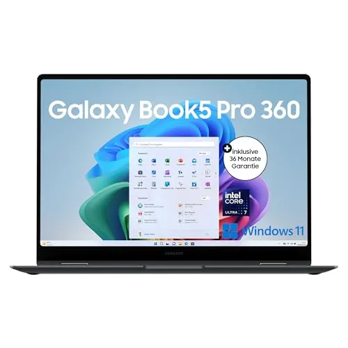 Samsung Galaxy Book5 Pro 360, 16GB RAM 512GB