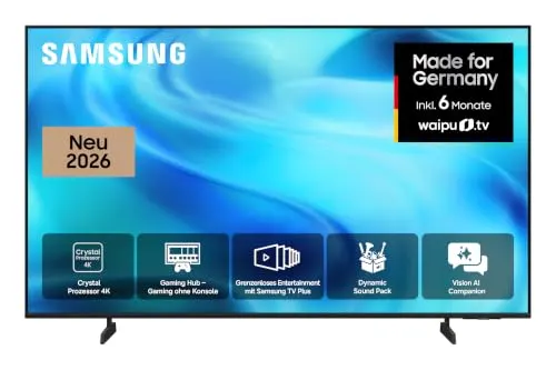 Samsung Crystal U7099H 4K 43 Zoll · 108 cm